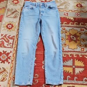 Levi's 501 Straight Leg Denim Jeans - Like New